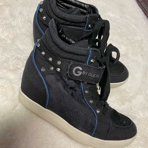 Guess high top studded sneakers